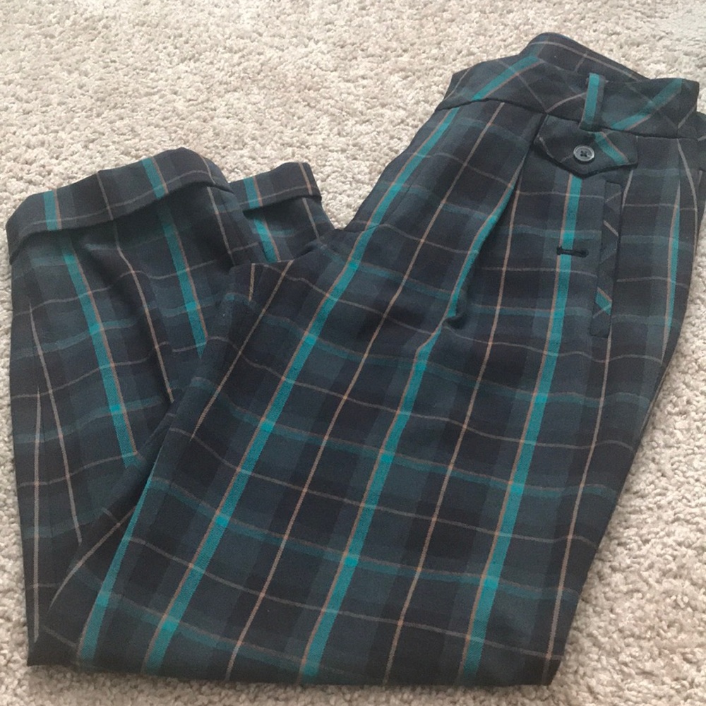 Anthropologie Pants, Cartonnier Plaid Trousers